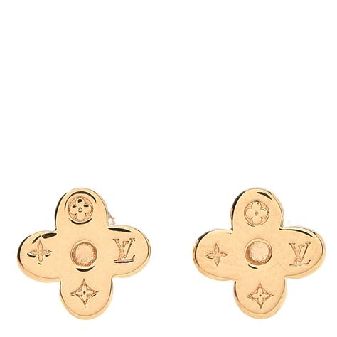 louis vuitton stud earrings gold|louis vuitton earrings flannels.